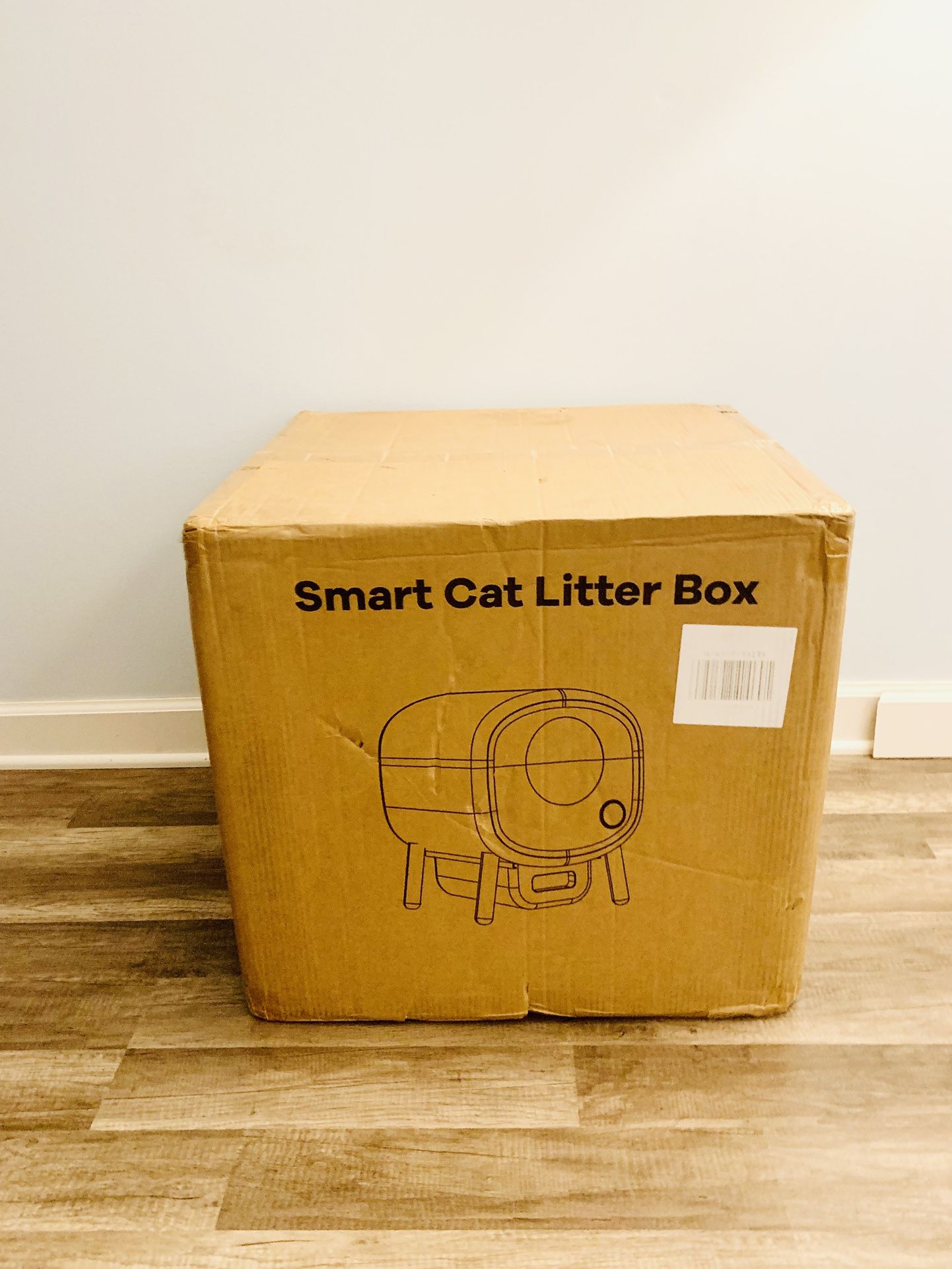 LOVMOR Automatic Smart Cat Litter Box Large Capacity Self-Cleaning Litter Box with Infrared/Gravity/Ambient Light Function Brand New In Box