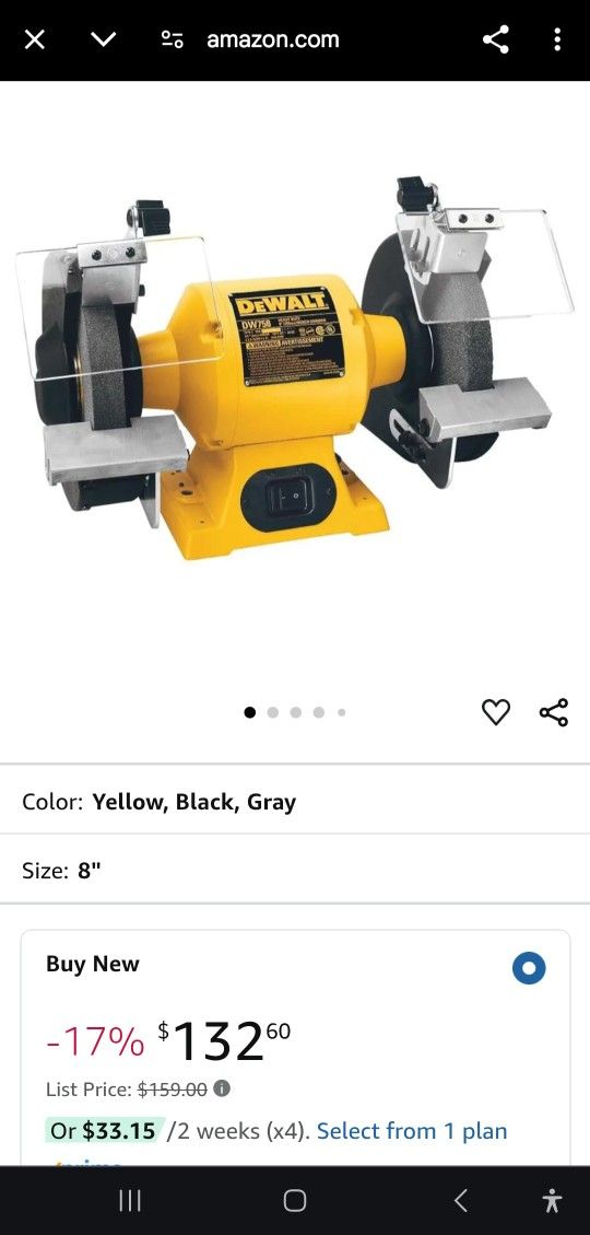 Dewalt Bench Grinder DW756