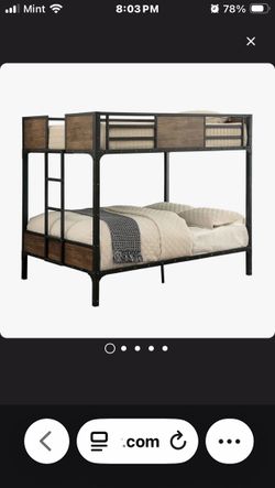 Full size Bunk Bed and Dresser