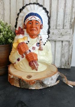 1999 Tone SMC Indian Chief Cookie Jar