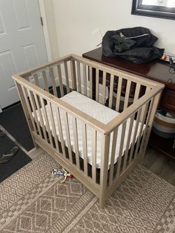 Mini Crib With Mattress