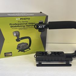 Xit  Professional Video Grip (Black) For Camcorders & DSLRs