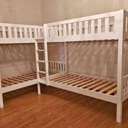 ‼️New Quadruple Twin Corner Bunk Bed ‼️