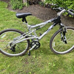 Shogun Mountain Bike With Front And Rear Suspension 