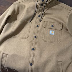 Brown Carhartt Rain Defender Jacket Medium