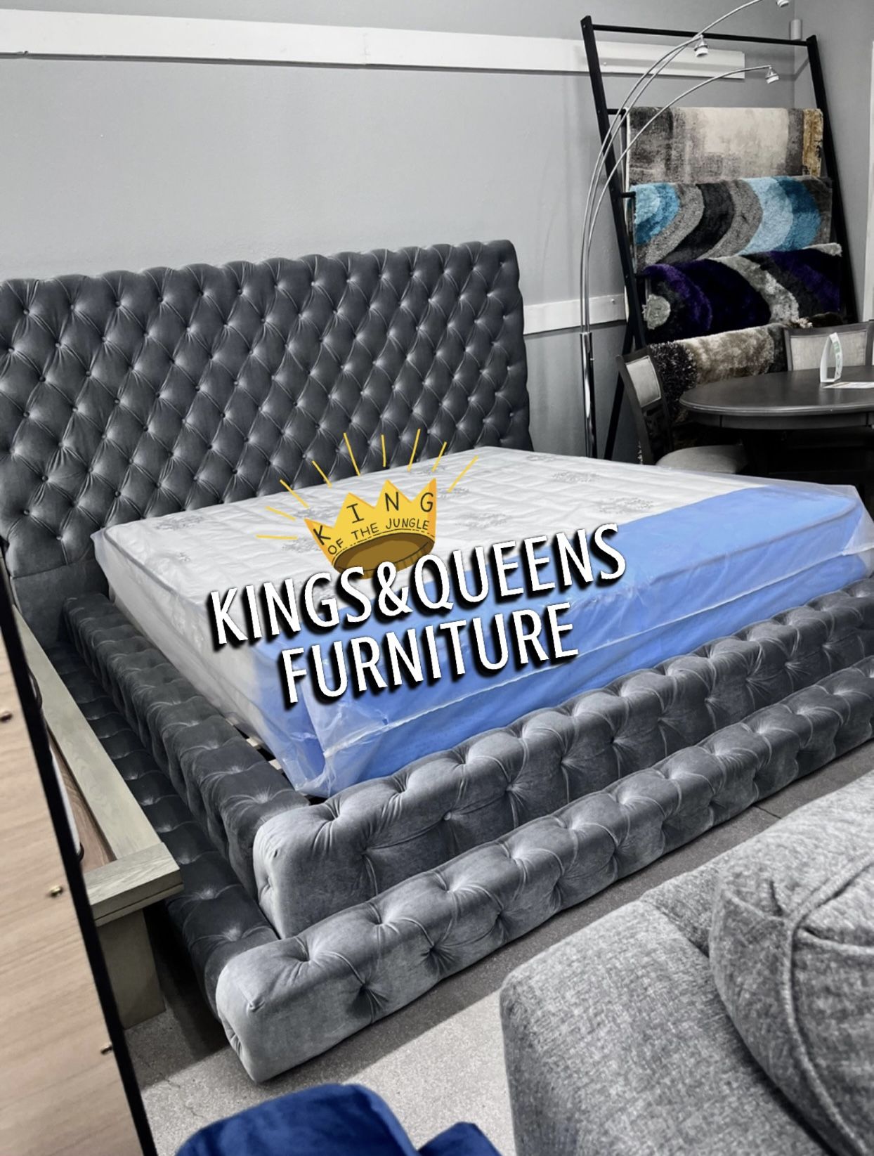 New Queen Bed Frame With Mattress