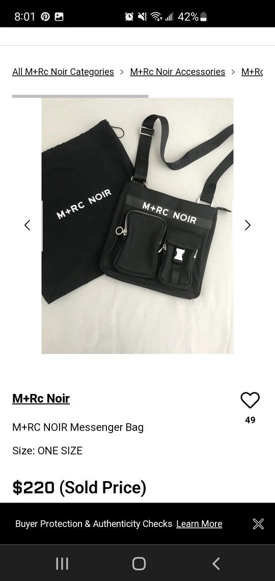 M+RC NOIR BAG General - General