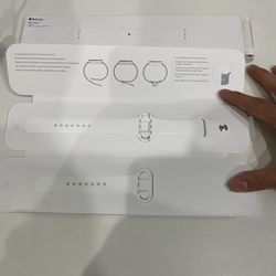 White Apple Watch 42mm Sport Band