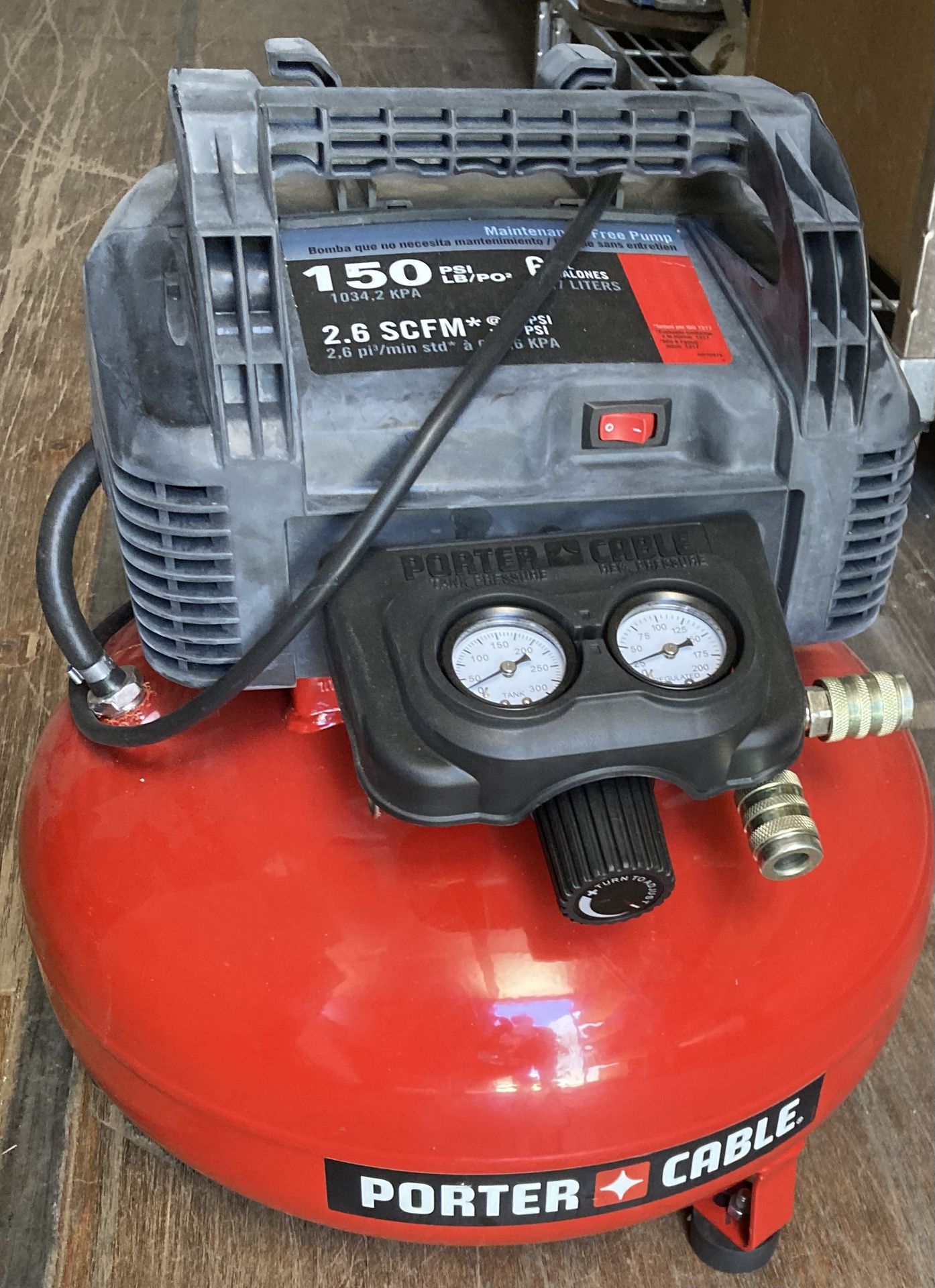 Porter Cable Compressor (150 Psi Max)