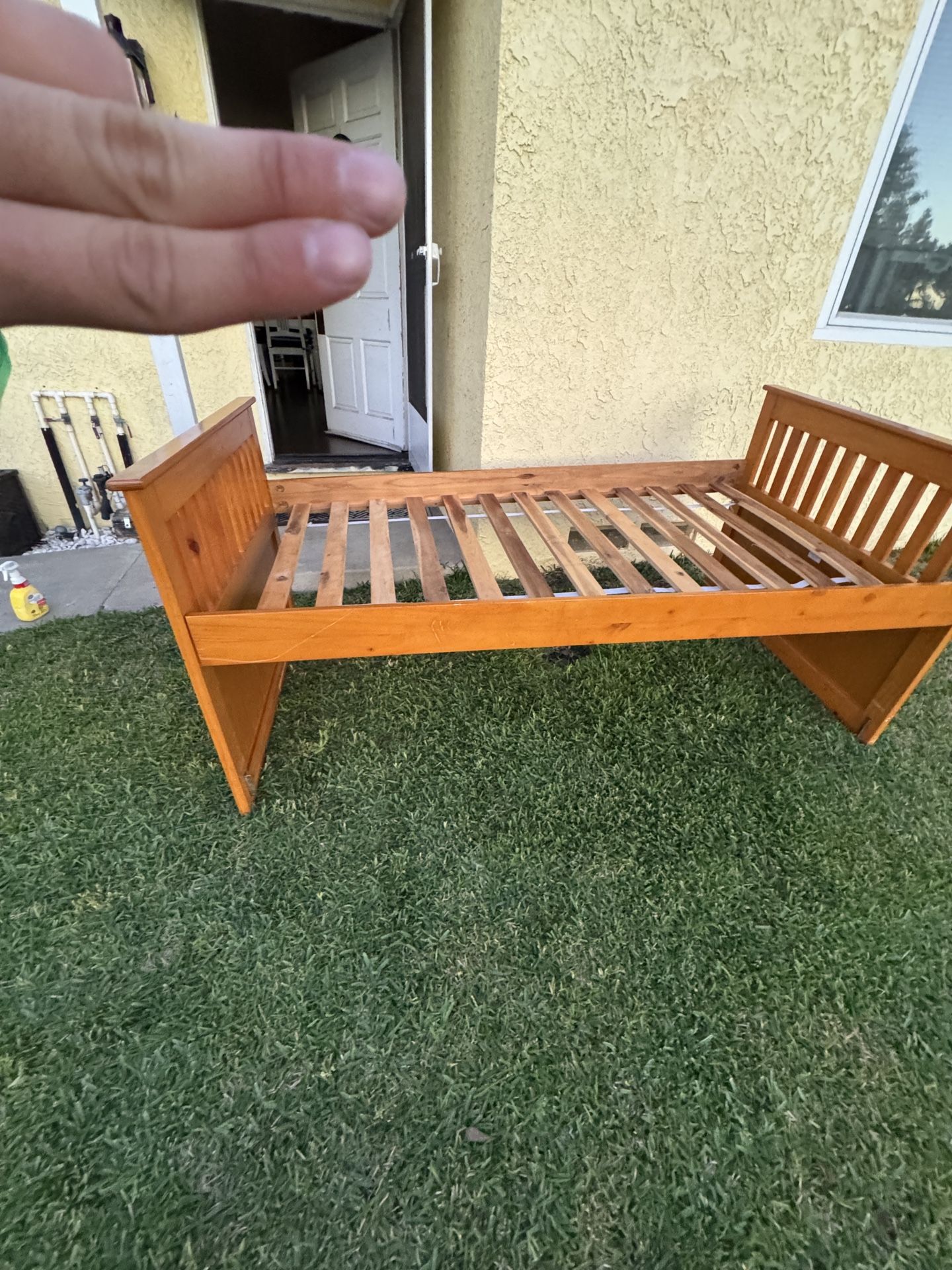 Wooden Twin bed frame