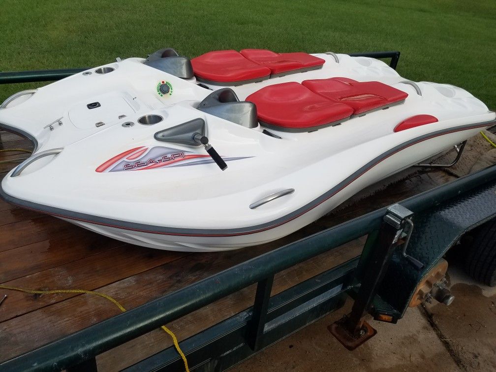 Electric glass bottom sea doo sea spi