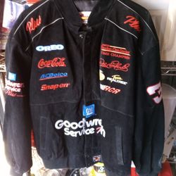 NAS CAR SUEDE JACKET