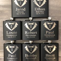 Custom Engraving Flask For Wedding Party’s Special Events 