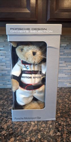 Porsche Design Driver's Selection Teddy Bear 100% AUTHENTIC & OEM Great Christmas gift