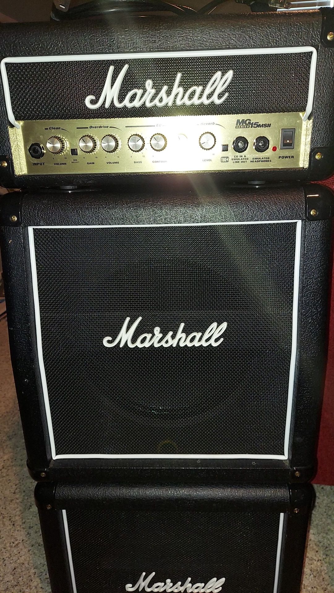 *sale pending* Marshall MG15 mini stack original no mods. for Sale in