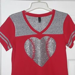 Jrs. Size Large Baseball T-shirt EXCELLENT condition PRICE Is Firm 