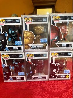 Solo leveling Funko pops