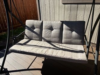 Porch Swing with Stand and Canopy
