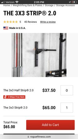 ROGUE 3x3ストリップ＆プレート収納セット【値下げ済】 The 3x3 Strip® 2.0 | Rogue Fitness