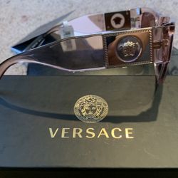 Versace VE4406 Sunglasses Pink Rectangle 56mm