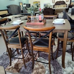 BUHL 7 Piece Dinning Set 