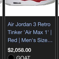 Air Jordan 3 Retro Tinker 