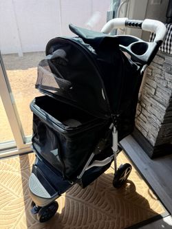 PREMIUM MIDNIGHT BLACK PET STROLLER 🌟🐾❗️🖤