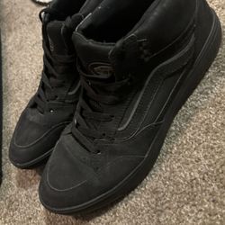 All Black Vans Size 11.5