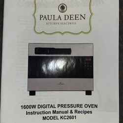 Paula Deen Pressure And Toaster Oven