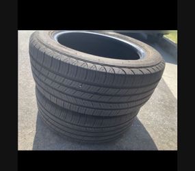 2 — 205/55r16 Michelin Tires Good 80% Treads