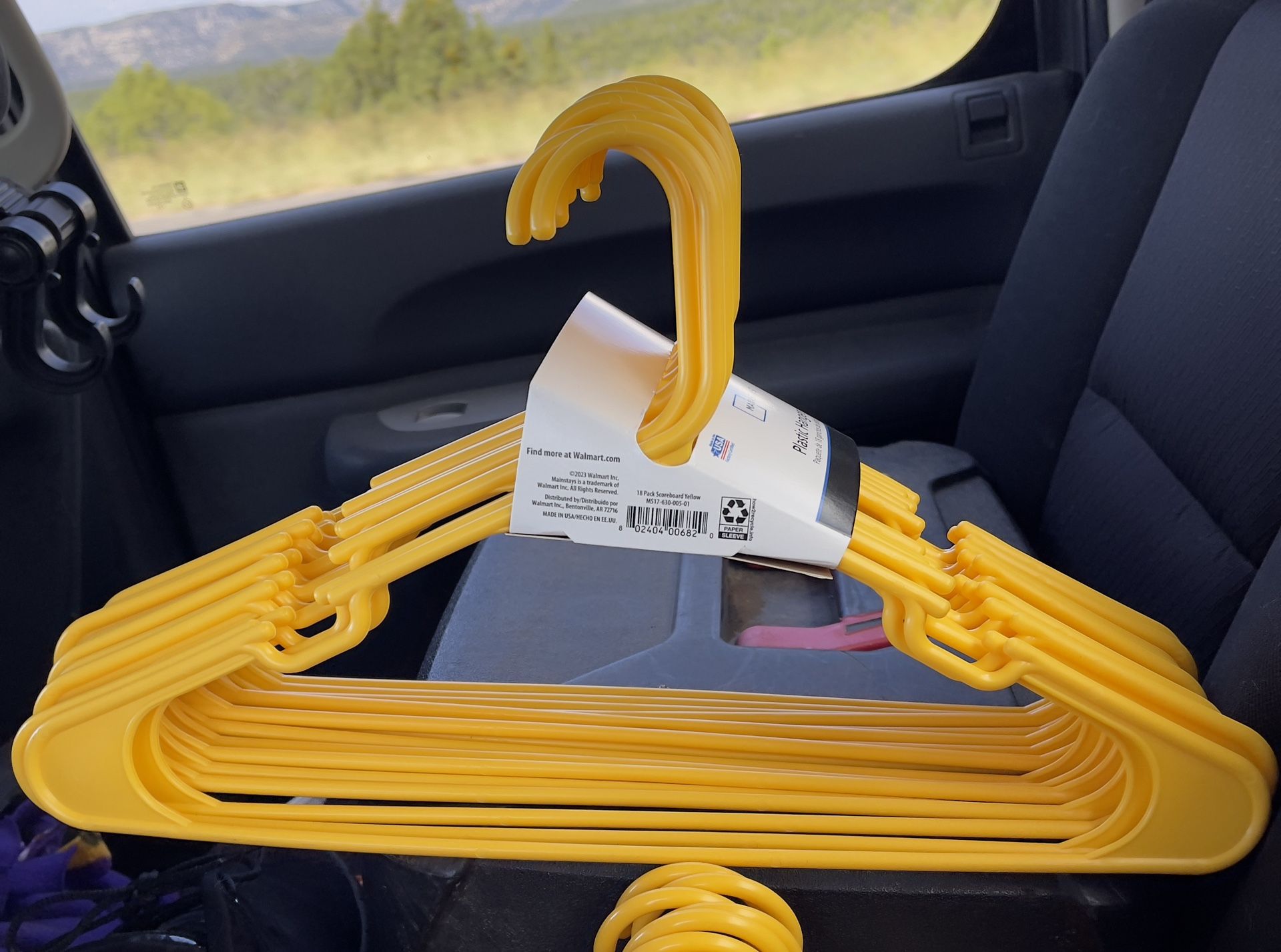 Mainstays Plastic Hangers 18 Pack