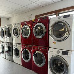 Washer Dryer Front Load And Top Load Refrigerator Stove Stainless Steel Black And White Like new Everything Work Perfectly  Starting Price $200 Up