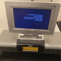 Philips Under Cabinet Tv - Radio & Clock 