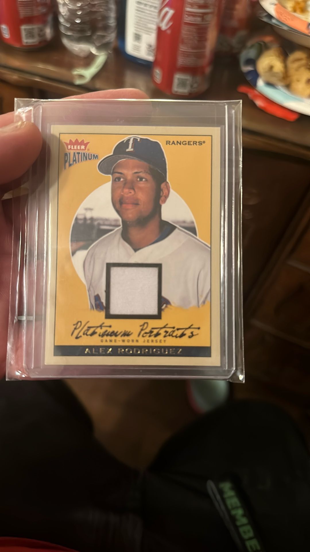 It Has A Piece Of A Game Worn Jersey PP/AR