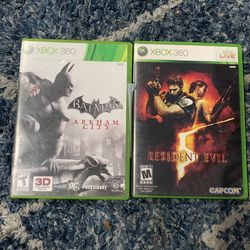 Batman Arkham City And Resident evil 5
