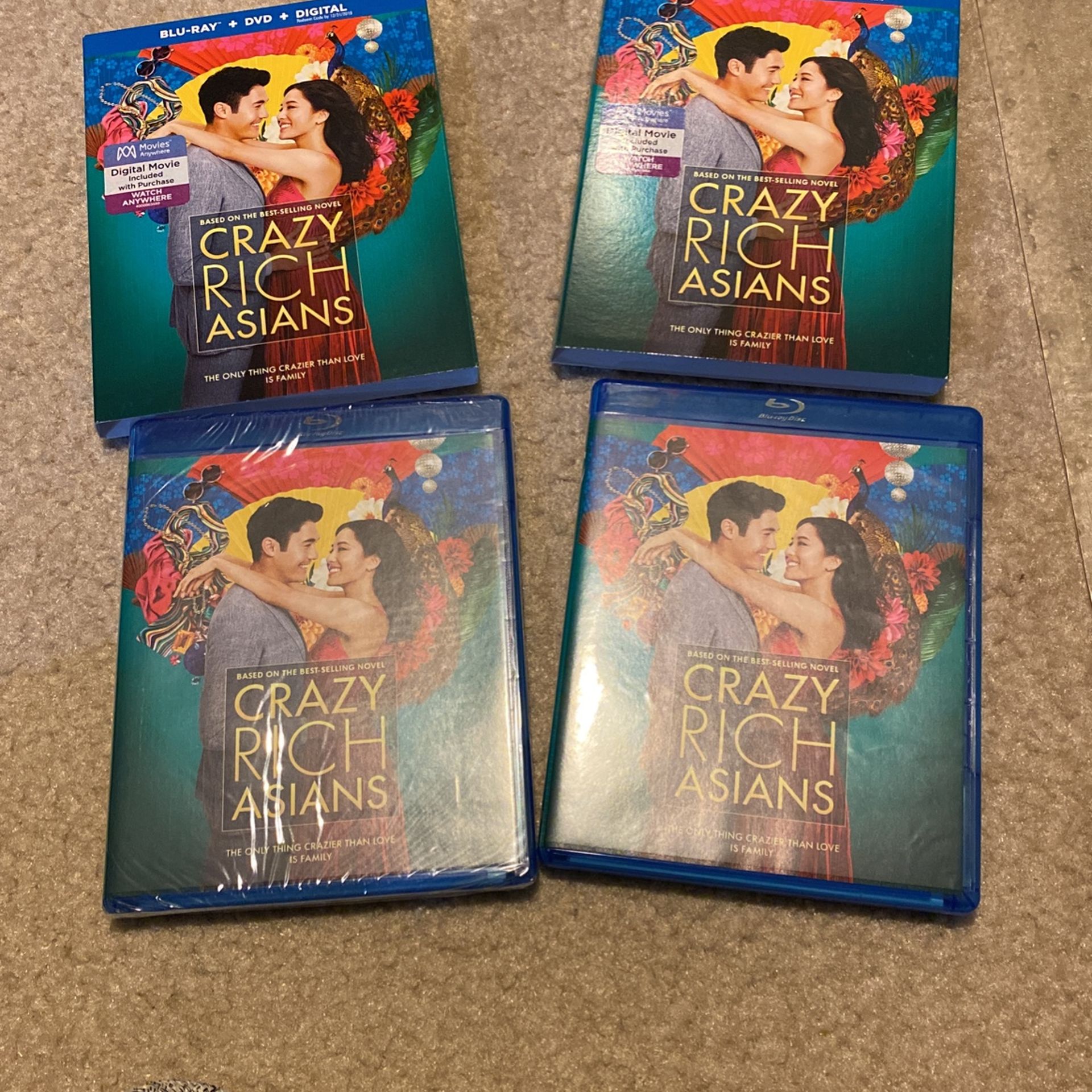 Crazy Rich Asians - BLU RAY, DVD, Digital