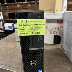NEW Dell Optiplex 7020 SFF Desktop i5 14 Core 2.60GHz Base, 5.00GHz Turbo 16GB RAM 512GB NVMe SSD