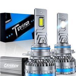 Fahren 9012/HIR2 LED Headlight Bulbs, 120W 20000 Lumens Bright LED Headlights, 6500K Cool White LED Headlight Conversion Kit IP68 Waterproof