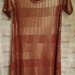 Expresso Women's Dress, Cherry Gold, Size S
