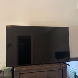 Barely Used 42' Flat Screen w/ Remote and Feet