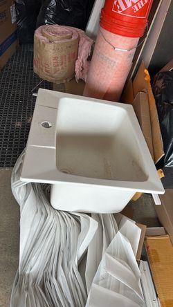 Wash basin from laundry room