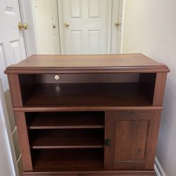 Solid Wood TV/Storage Cabinet – Excellent Condition