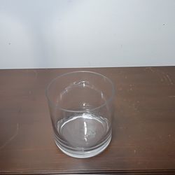 Clear Glass Cylinder Vase