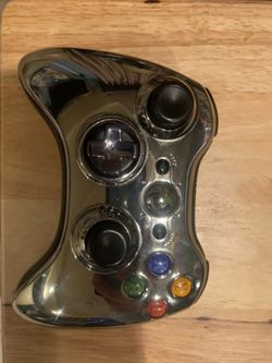 Xbox 360 Silver Chrome Controller