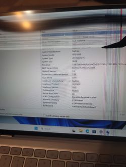 Dell XPS 9315 Laptop – Broken Screen