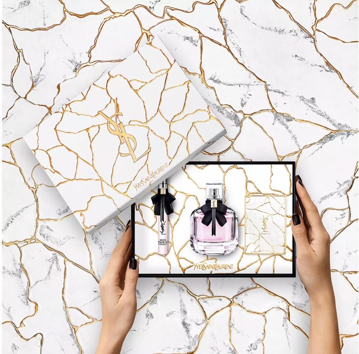 Holiday Gift Set! Yves Saint Laurent Mon Paris Eau de Parfum 3-Pc. Gift Set