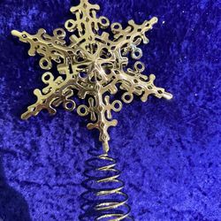 Tree Topper Gold Star
