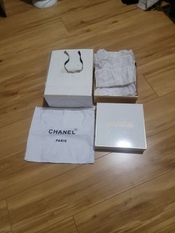 Empty Box And Paper Bag Of Chanel