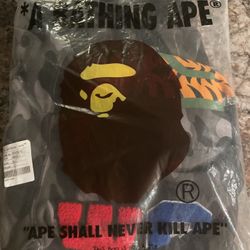 Bape Color Camo Full Shark Hoodie