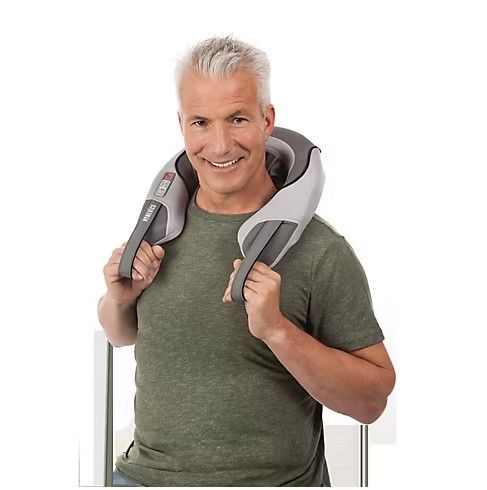 Gray Dual Comfort Pro Shiatsu and Vibration Neck Massager with Heat (HoMedics)
